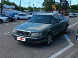 1992 Audi 100 IV (C4), зелёный, 370000 рублей, вид 1