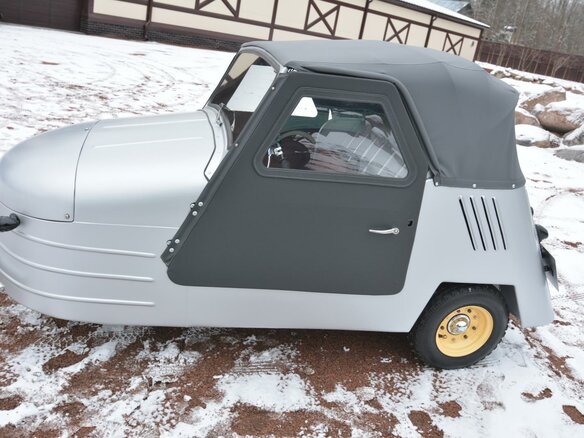 1958 СМЗ С-3Л, серебристый - вид 3