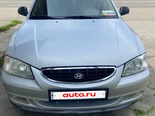 2005 Hyundai Accent ТагАЗ II, серебристый, 500000 рублей, вид 2