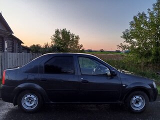 2008 Renault Logan I, серый, 220000 рублей, вид 2