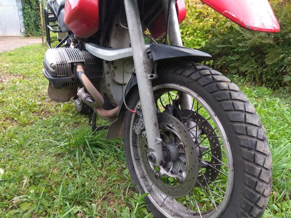 1996 BMW R 1100 GS, красный, 300000 рублей - вид 5