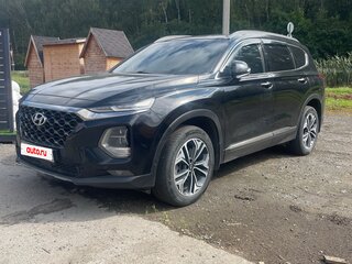 2019 Hyundai Santa Fe IV, чёрный, 4500000 рублей, вид 1