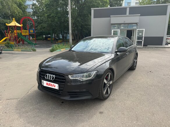 2012 Audi A6 IV (C7), чёрный, 1599000 рублей