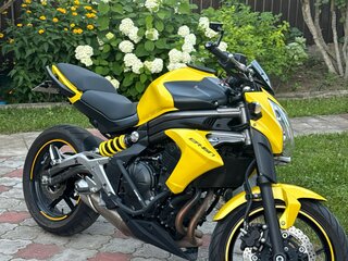 2012 Kawasaki ER-6N, жёлтый, 500000 рублей, вид 1