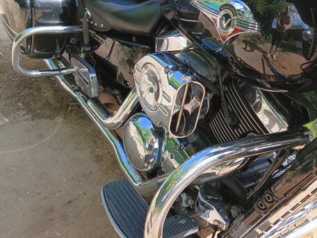 2004 Kawasaki VN1500 Vulcan, чёрный, 570000 рублей, вид 5