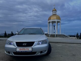 2007 Hyundai Sonata V (NF), серебристый, 550000 рублей, вид 2