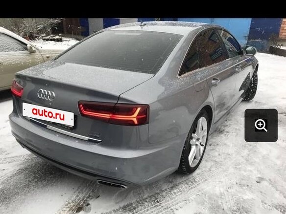 2015 Audi A6 IV (C7) Рестайлинг, серый, 2600000 рублей - вид 6