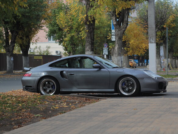 2003 Porsche 911 Turbo V (996) Рестайлинг, серебристый - вид 2