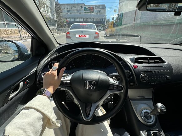 2007 Honda Civic VIII, голубой, 800000 рублей - вид 5