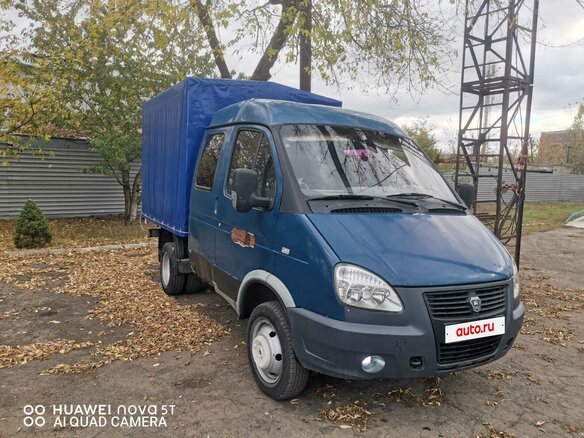 2004 ГАЗ ГАЗель (33023/330273) Фермер, синий, 800000 рублей - вид 8