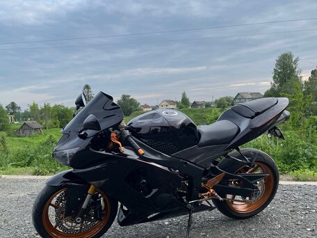 2006 Kawasaki ZX-6 Ninja, чёрный, 499900 рублей, вид 4