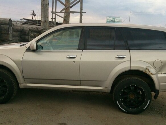 2002 Isuzu Axiom, серый - вид 2