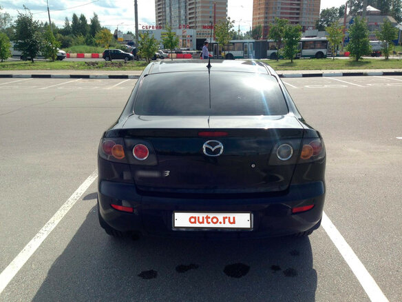 2006 Mazda 3 I (BK) Рестайлинг, чёрный - вид 1