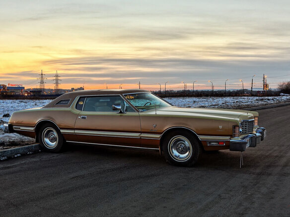 1975 Ford Thunderbird VI, бежевый - вид 6