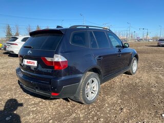 2008 BMW X3 30d I (E83) Рестайлинг, синий, 1200000 рублей, вид 4