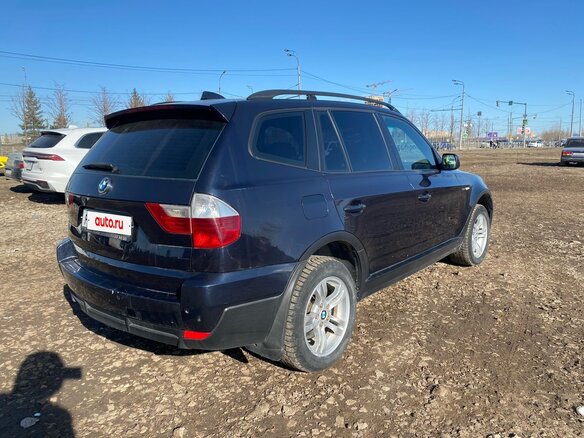 2008 BMW X3 30d I (E83) Рестайлинг, синий, 1200000 рублей - вид 3