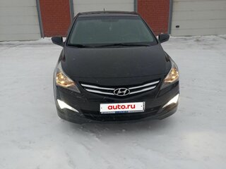 2014 Hyundai Solaris I Рестайлинг, чёрный, 930000 рублей, вид 1