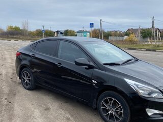 2014 Hyundai Solaris I Рестайлинг, чёрный, 1150000 рублей, вид 4