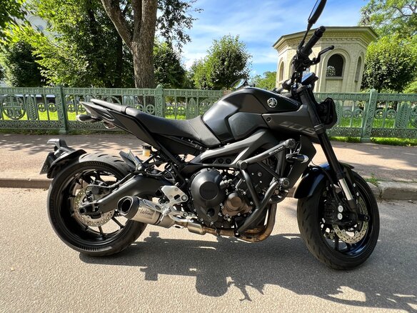 2017 Yamaha MT-09 (FZ-09), чёрный, 800000 рублей - вид 12