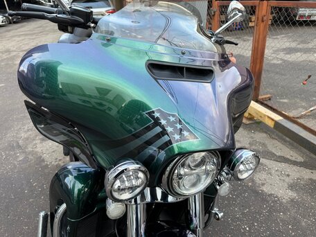 2021 Harley-Davidson Ultra Limited, зелёный, 2800000 рублей, вид 5
