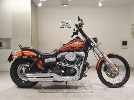 2011 Harley-Davidson Dyna Wide Glide, оранжевый, 600000 рублей, вид 4