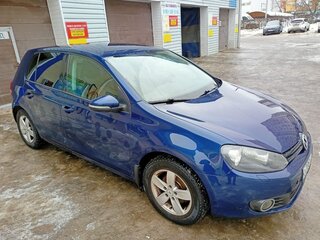2012 Volkswagen Golf VI, синий, 850000 рублей, вид 2