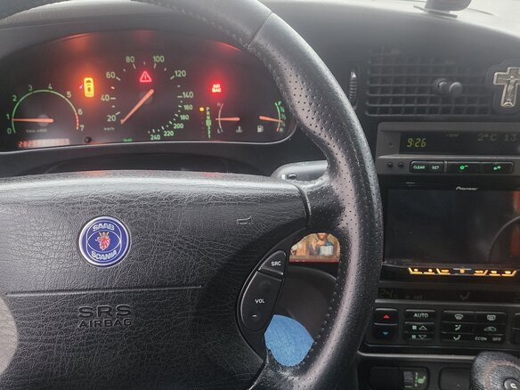 1998 Saab 9-5 I, чёрный, 210000 рублей - вид 6