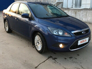 2008 Ford Focus II Рестайлинг, синий, 650000 рублей, вид 4