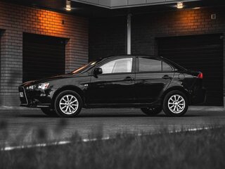 2012 Mitsubishi Lancer X Рестайлинг, чёрный, 1300000 рублей, вид 1