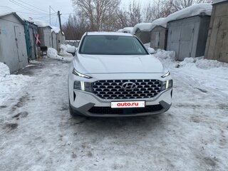 2020 Hyundai Santa Fe IV Рестайлинг, белый, 3600000 рублей, вид 3