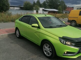 2016 Lada (ВАЗ) Vesta I, жёлтый, 920000 рублей, вид 2