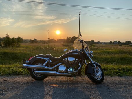 2007 Honda VTX 1800, чёрный, 950000 рублей, вид 3