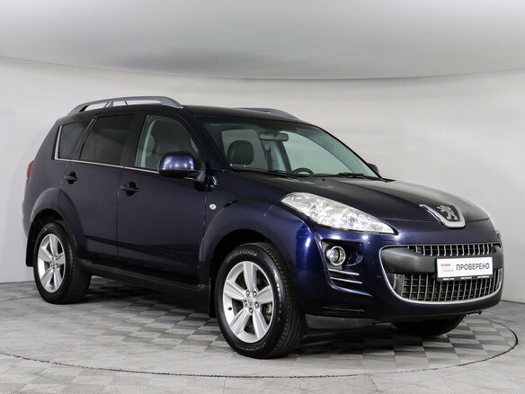 2010 Peugeot 4007, синий - вид 2