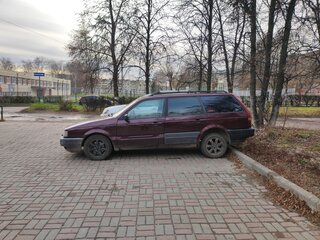 1992 Volkswagen Passat B3, пурпурный, 120000 рублей, вид 4