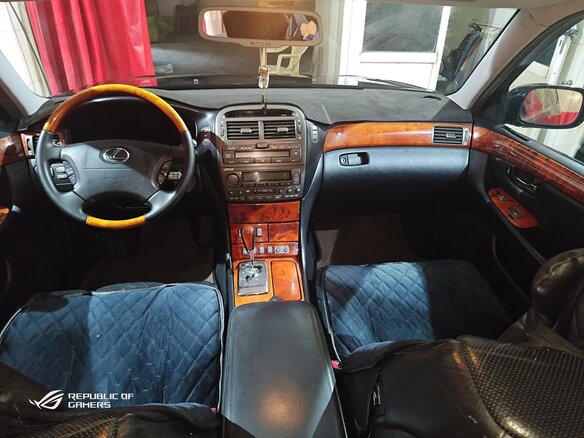2003 Lexus LS 430 III Рестайлинг, чёрный, 1300000 рублей - вид 23