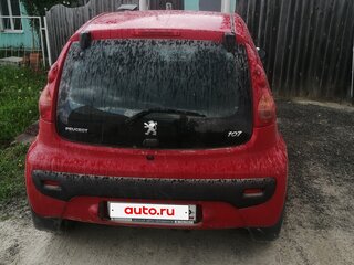 2012 Peugeot 107 I Рестайлинг 2, красный, 490000 рублей, вид 4