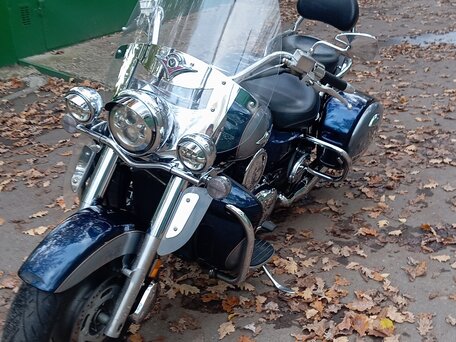2008 Kawasaki VN1600 Vulcan, синий, 520000 рублей, вид 5