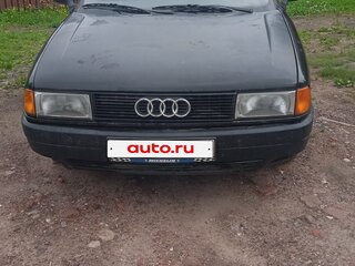 1989 Audi 80 IV (B3), чёрный, 103000 рублей, вид 1