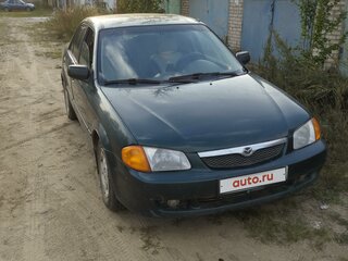 1999 Mazda Protege III (BJ), зелёный, 180000 рублей, вид 2