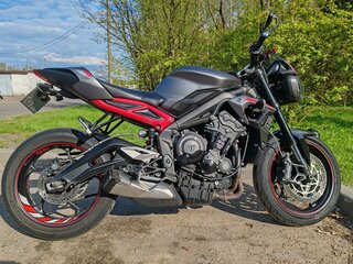 2020 Triumph Street Triple, серебристый, 650000 рублей, вид 5