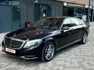 2015 Mercedes-Benz S-Класс 350 CDI BlueTEC Long 7G-TRONIC VI (W222, C217), чёрный, 3100000 рублей, вид 1