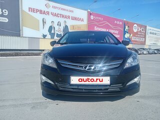 2015 Hyundai Solaris I Рестайлинг, чёрный, 650000 рублей, вид 1