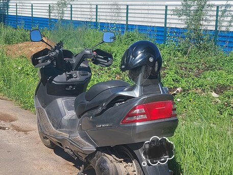 1999 Suzuki Burgman (SkyWave) 400, серый, 200000 рублей, вид 2