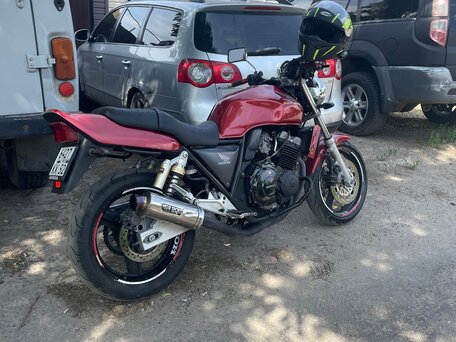 1998 Honda CB 400 Super Four, красный, 310000 рублей, вид 3