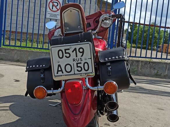 2003 Yamaha XVS1100, красный, 550000 рублей - вид 6