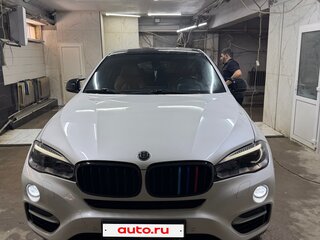 2015 BMW X6 50i II (F16), белый, 2770000 рублей, вид 1