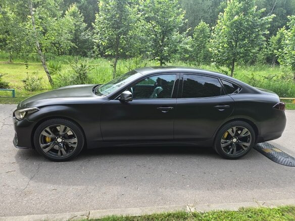 2016 Infiniti Q70 I Рестайлинг, чёрный, 2600000 рублей - вид 2