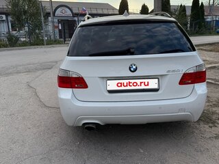 2009 BMW 5 серии 520d V (E60/E61) Рестайлинг, белый, 1300000 рублей, вид 5