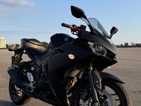 2016 Yamaha YZF-R3, чёрный, 550000 рублей, вид 2