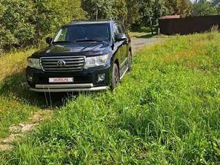 2013 Toyota Land Cruiser 200 Series Рестайлинг 1, чёрный, 3550000 рублей, вид 4
